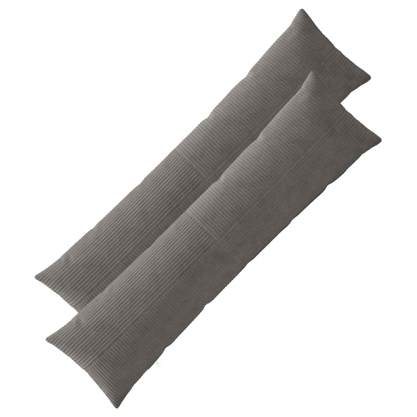 Presvlaka za jastuk 2 pcs ALMELO Tamnosiva 40 x 145 cm Kord