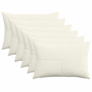 Presvlaka za jastuk 6 pcs ALMELO Krem 40 x 60 cm Kord