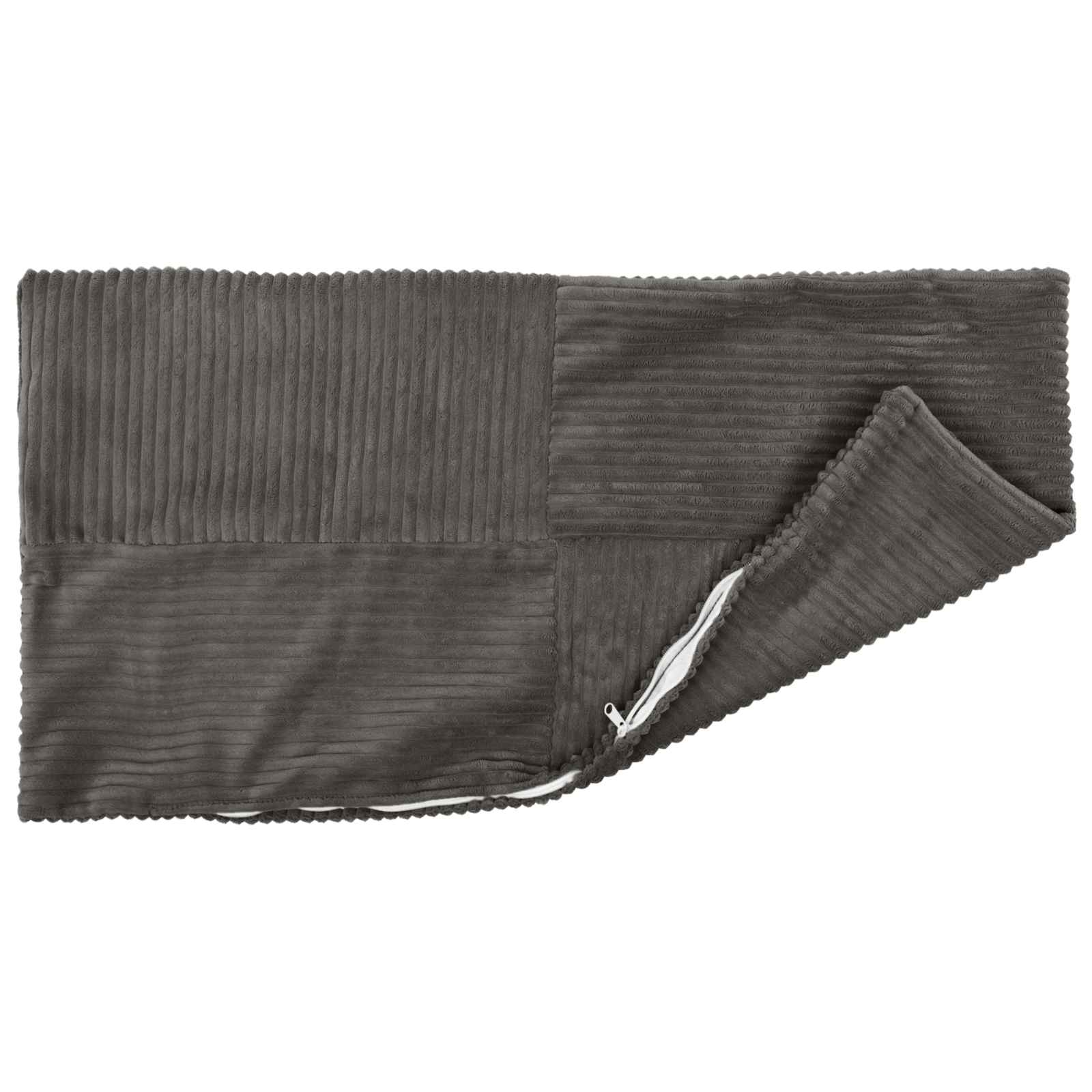Presvlaka za jastuk 2 pcs ALMELO Tamnosiva 40 x 70 cm Kord