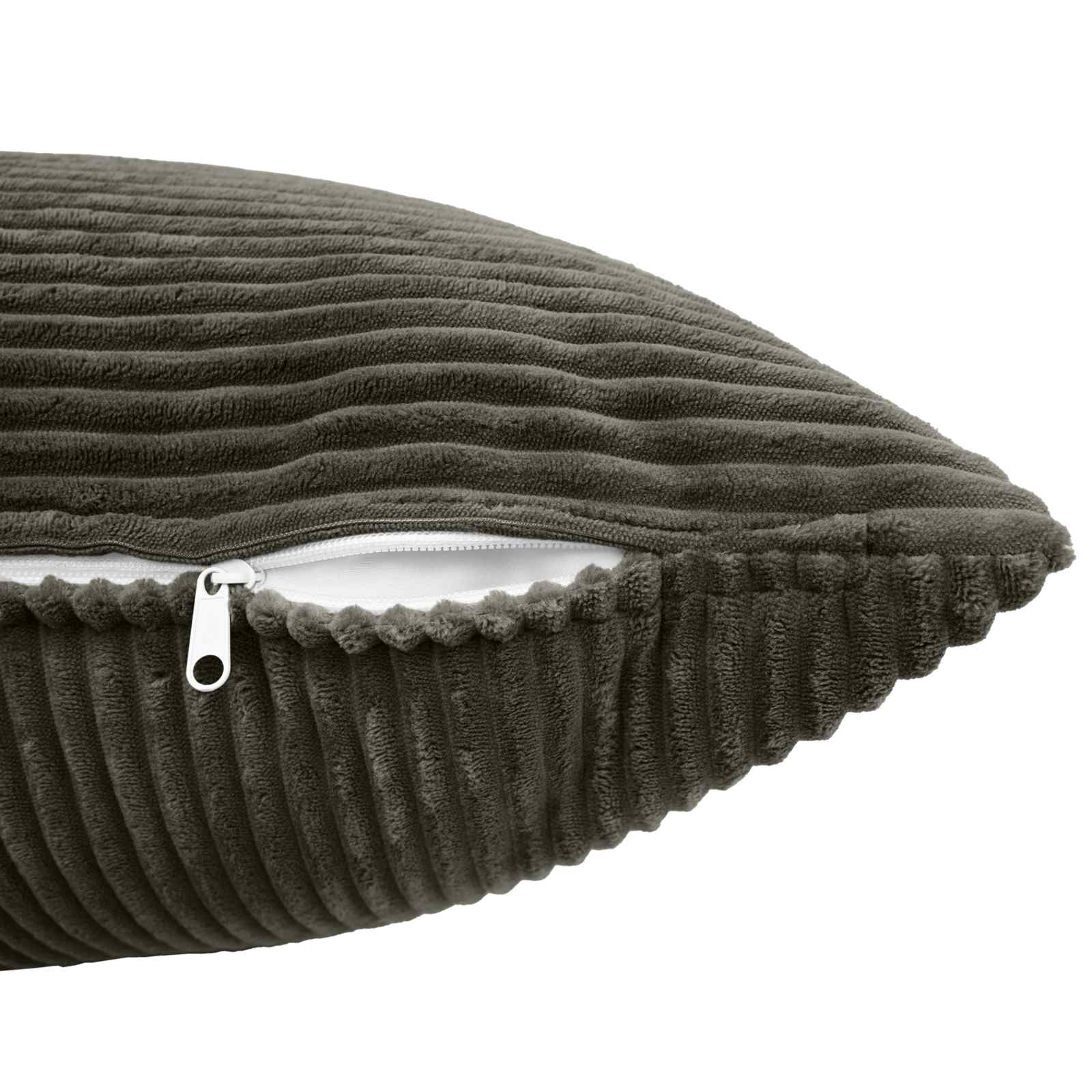 Presvlaka za jastuk 2 pcs ALMELO Antracit 40 x 70 cm Kord