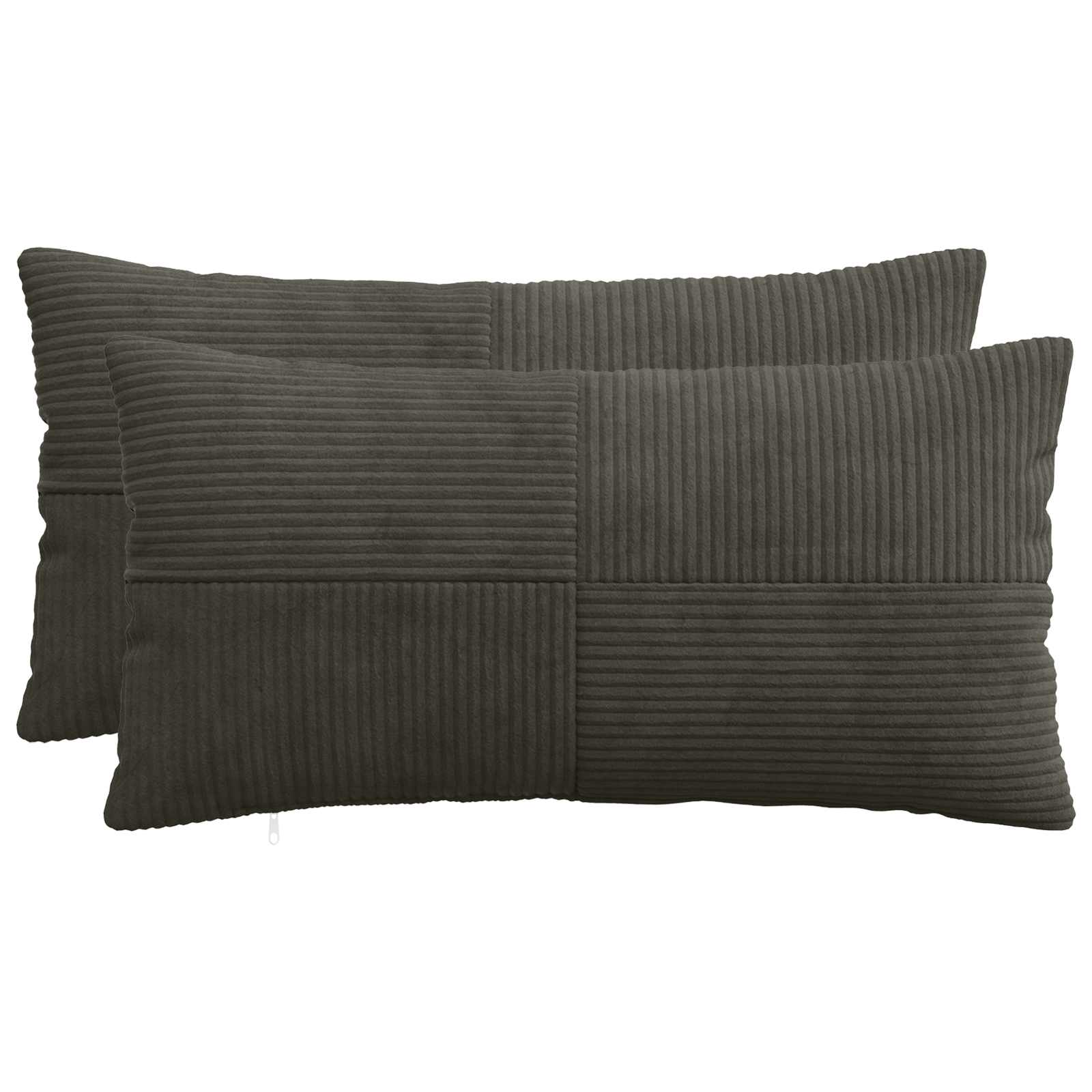 Presvlaka za jastuk 2 pcs ALMELO Antracit 40 x 70 cm Kord