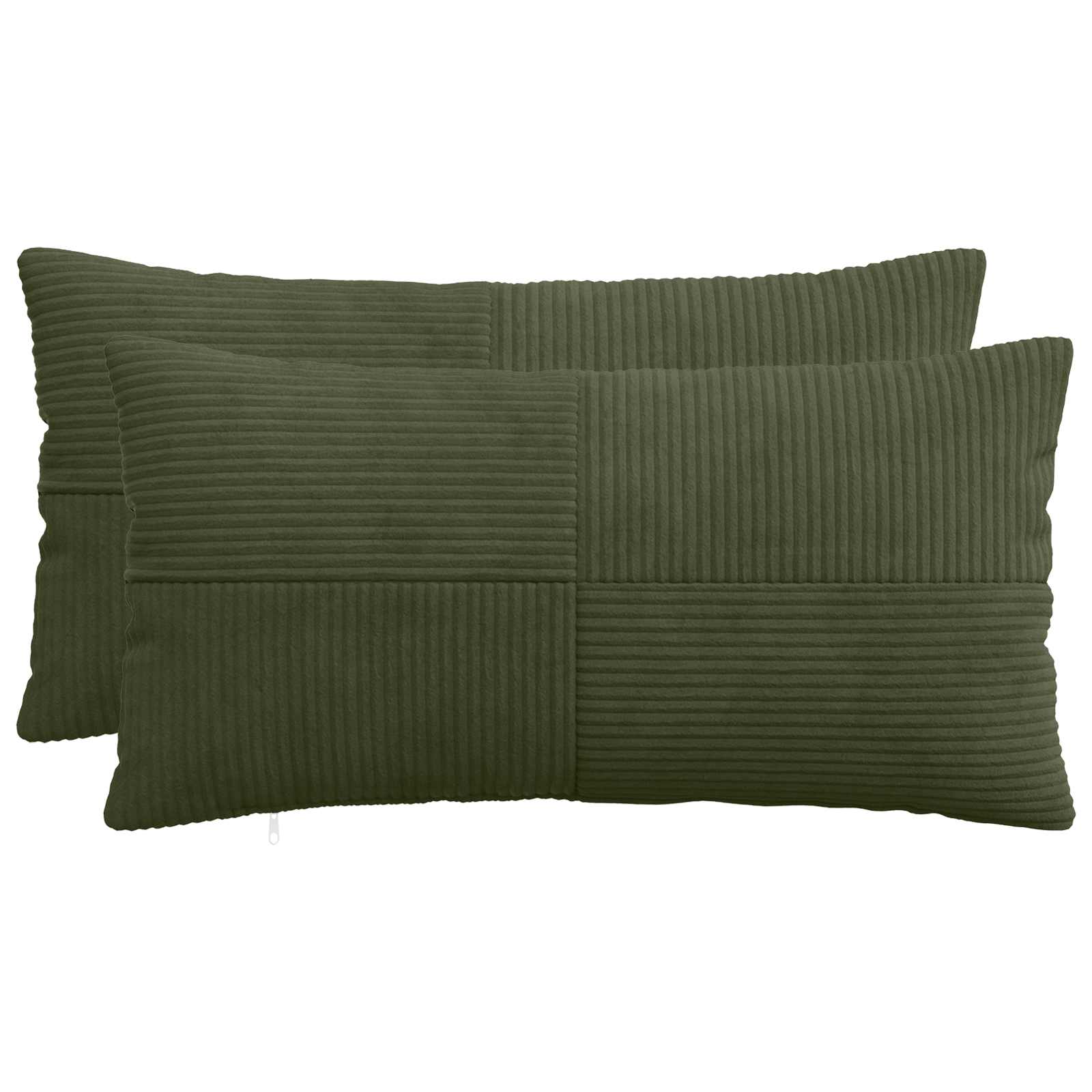 Presvlaka za jastuk 2 pcs ALMELO Zelena 40 x 80 cm Kord