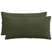 Presvlaka za jastuk 2 pcs ALMELO Zelena 40 x 80 cm Kord
