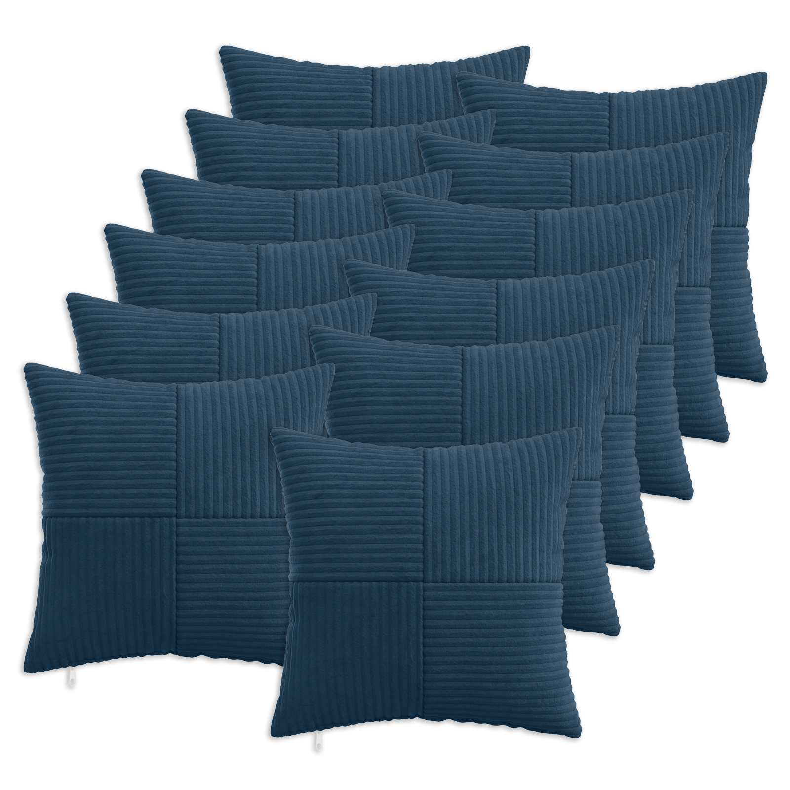 Presvlaka za jastuk 12 pcs ALMELO Mornarsko plava 45 x 45 cm