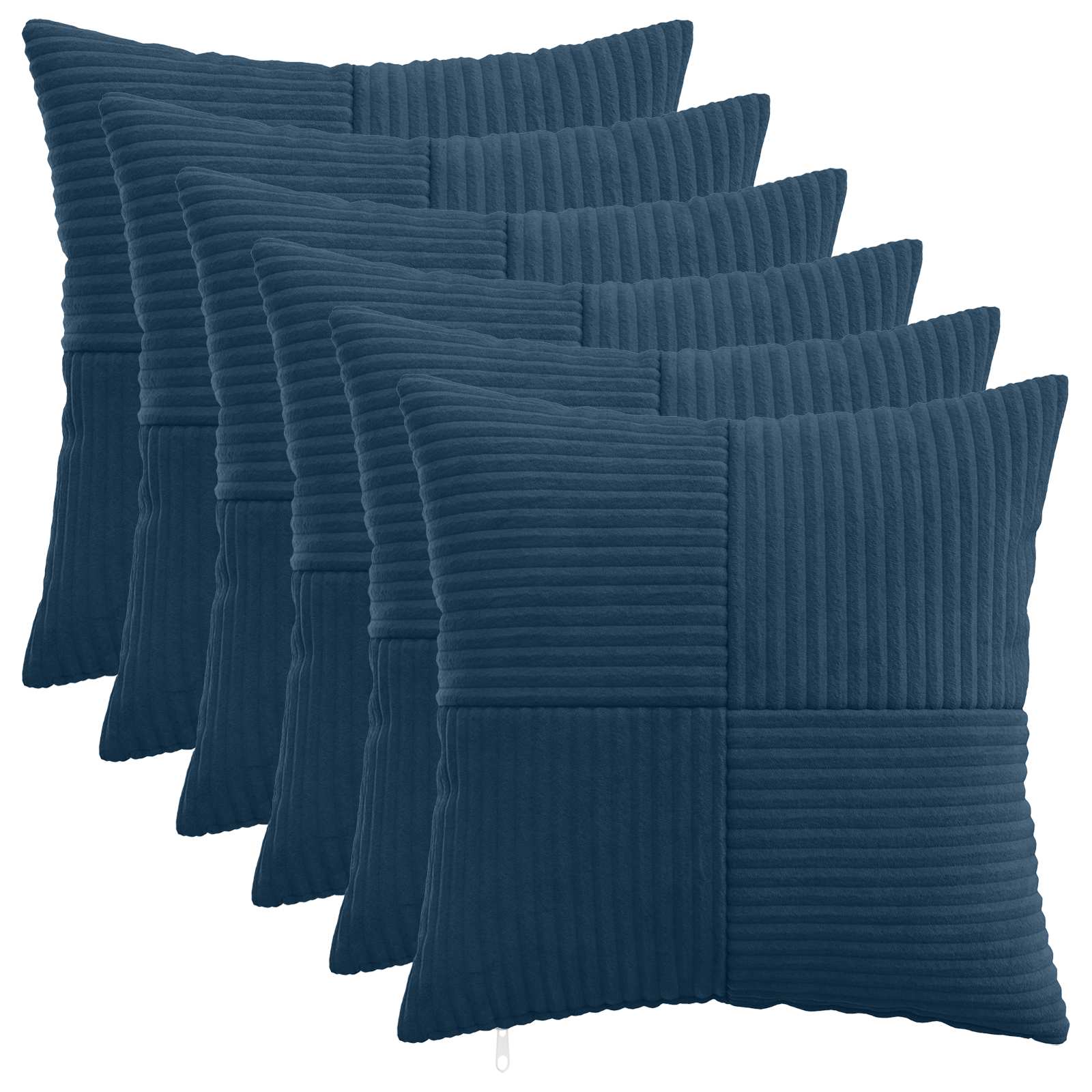 Presvlaka za jastuk 6 pcs ALMELO Mornarsko plava 50 x 50 cm
