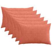 Presvlaka za jastuk 6 pcs ALMELO Crvena narančasta 50 x 70 cm