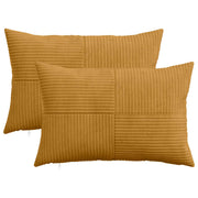 Presvlaka za jastuk 2 pcs ALMELO Žuta 50 x 70 cm Kord