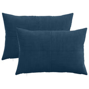 Presvlaka za jastuk 2 pcs ALMELO Mornarsko plava 50 x 70 cm