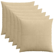 Presvlaka za jastuk 6 pcs ALMELO Siva zelena 55 x 55 cm Kord