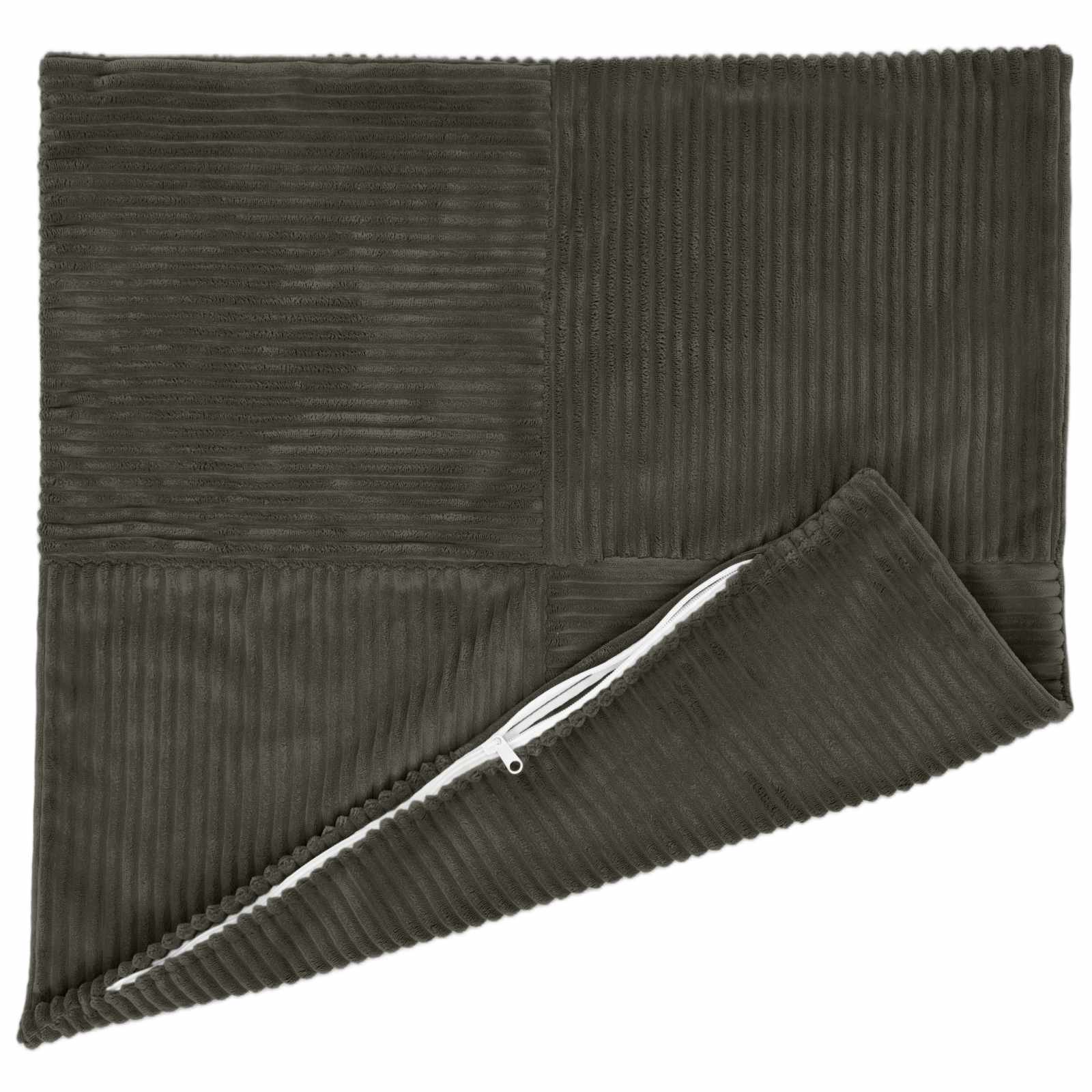 Presvlaka za jastuk 6 pcs ALMELO Antracit 55 x 55 cm Kord