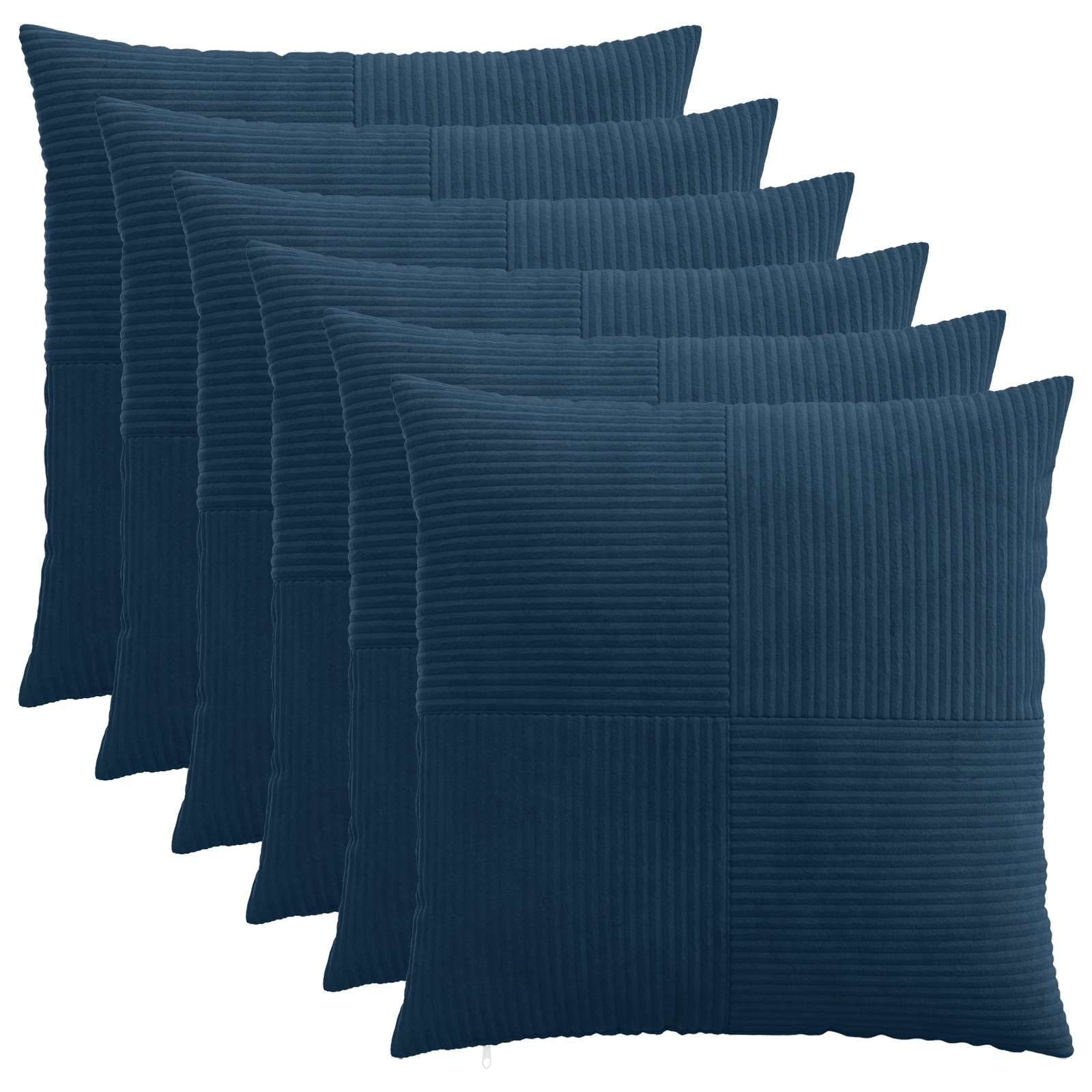 Presvlaka za jastuk 6 pcs ALMELO Mornarsko plava 55 x 55 cm