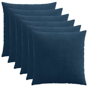 Presvlaka za jastuk 6 pcs ALMELO Mornarsko plava 55 x 55 cm