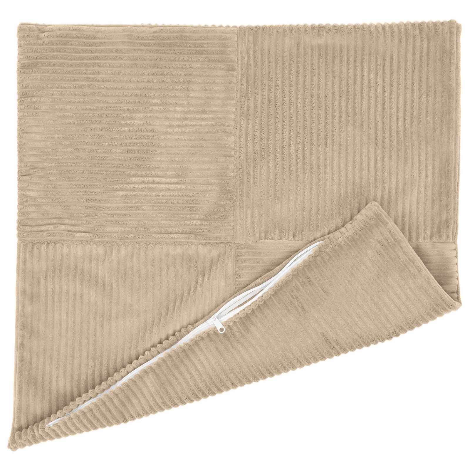 Presvlaka za jastuk 6 pcs ALMELO Sivosmeđa 55 x 55 cm Kord
