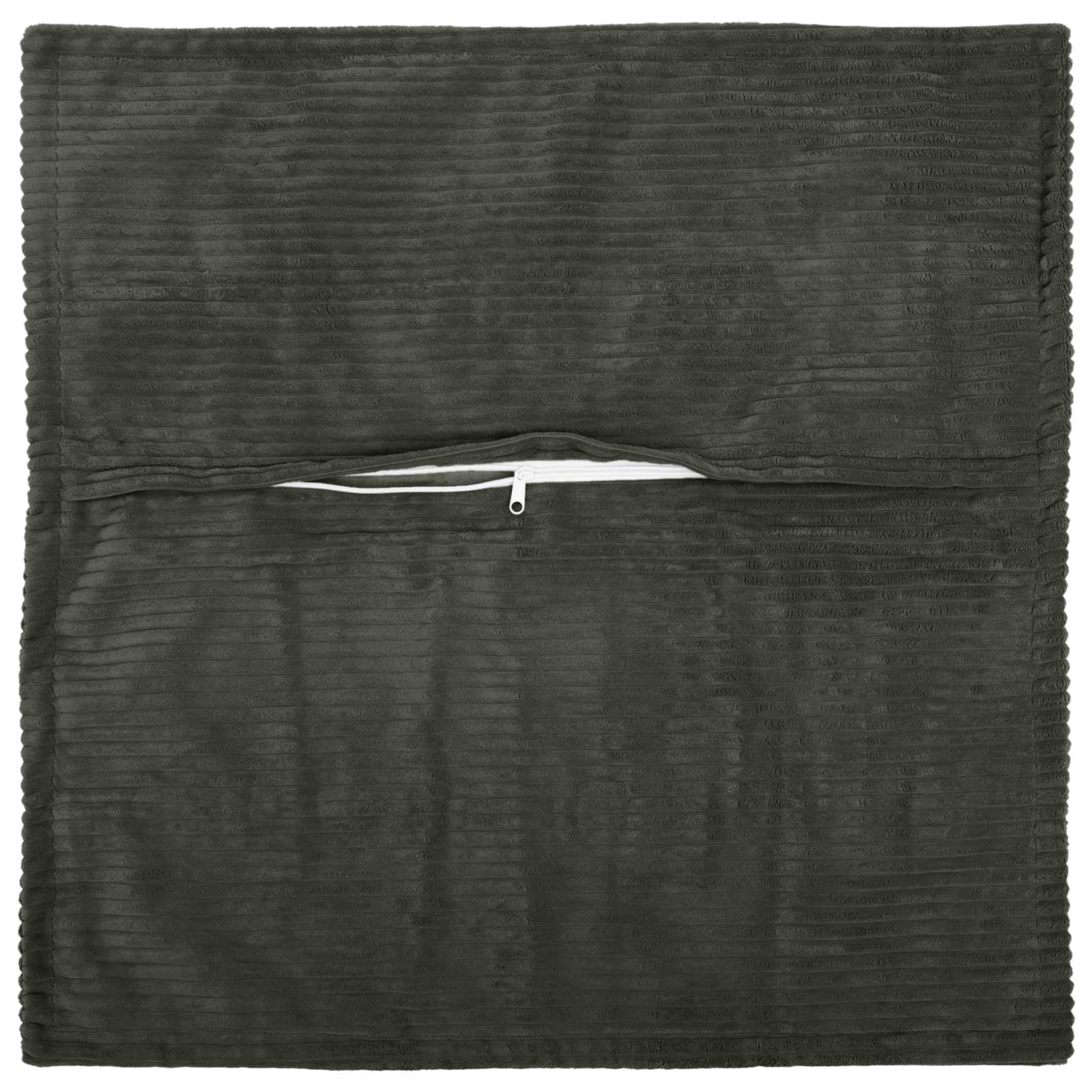 Presvlaka za jastuk 2 kom. HOUTEN Antracit 30 x 30 cm Kord