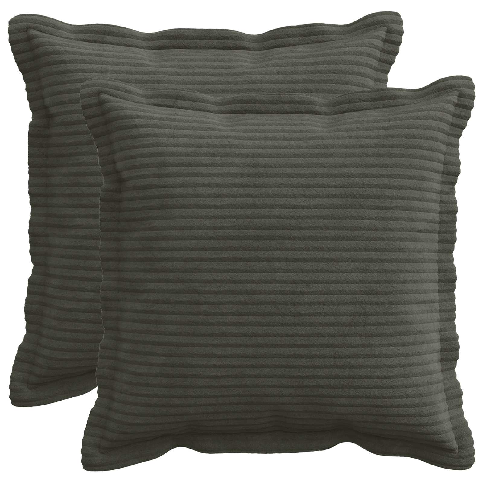Presvlaka za jastuk 2 kom. HOUTEN Antracit 30 x 30 cm Kord