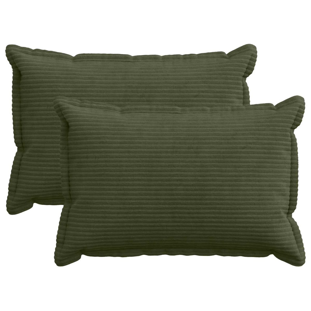 Presvlaka za jastuk 2 kom. HOUTEN Zelena 30 x 50 cm Kord