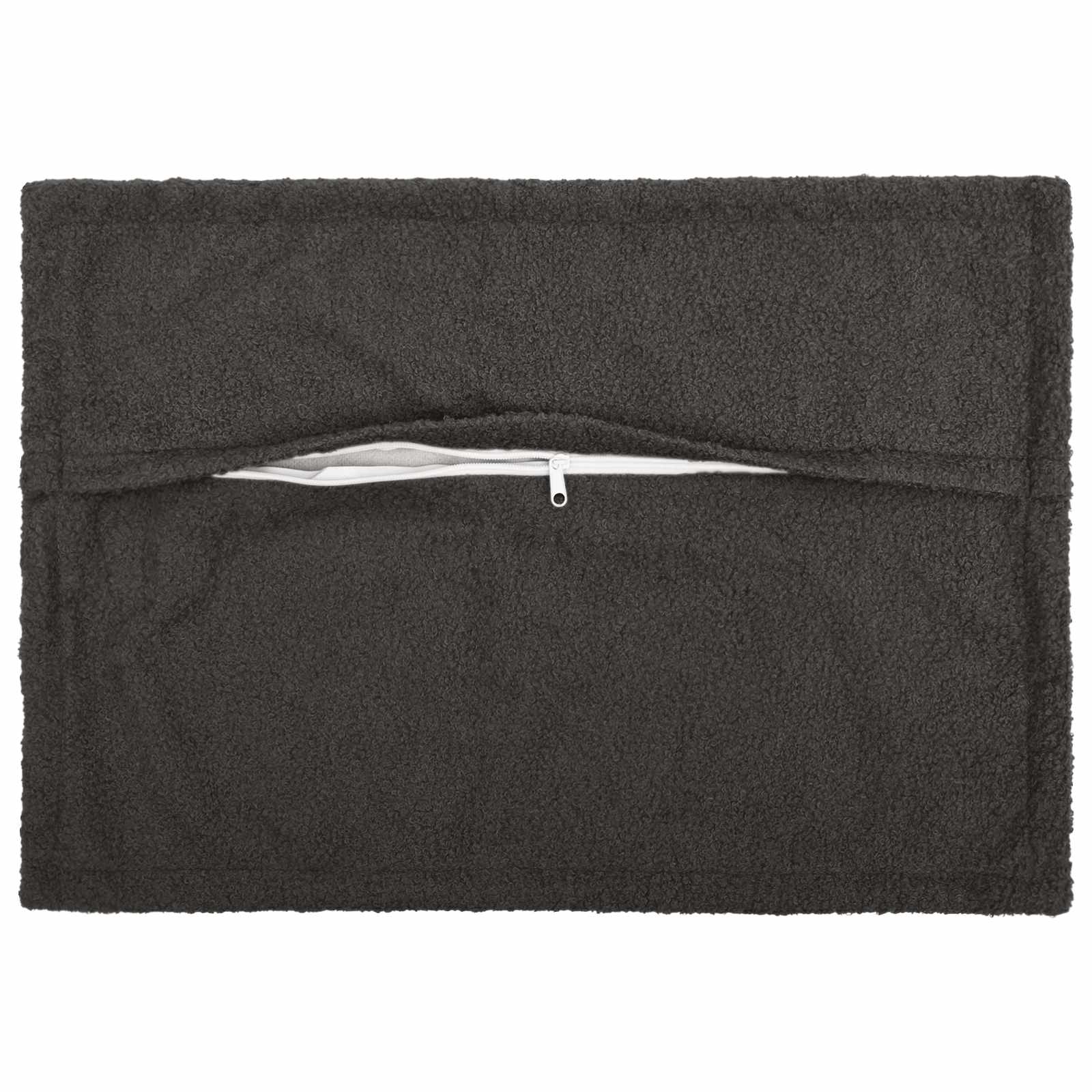 Presvlaka za jastuk 6 pcs HOUTEN Tamnosiva 30 x 50 cm Bouclé