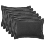 Presvlaka za jastuk 6 pcs HOUTEN Tamnosiva 30 x 50 cm Bouclé