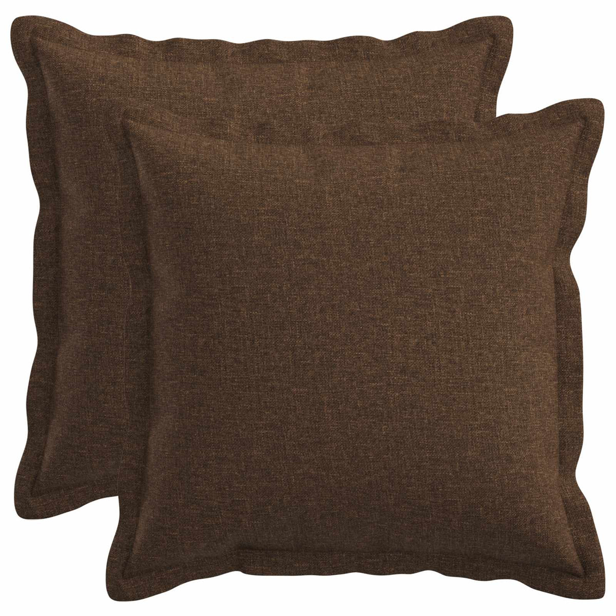 Presvlaka za jastuk 2 pcs HOUTEN Smeđa 35 x 35 cm Umjetni lan