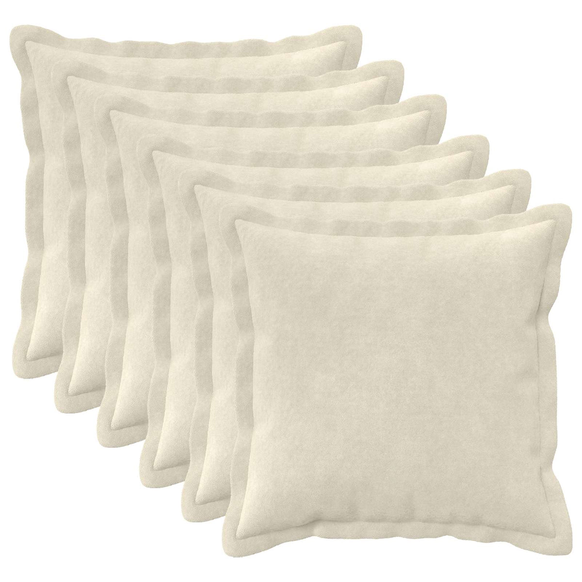 Presvlaka za jastuk 6 pcs HOUTEN Krem 35 x 35 cm