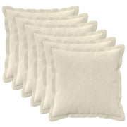 Presvlaka za jastuk 6 pcs HOUTEN Krem 35 x 35 cm