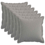 Presvlaka za jastuk 6 pcs HOUTEN Oblačnosiva 40 x 40 cm