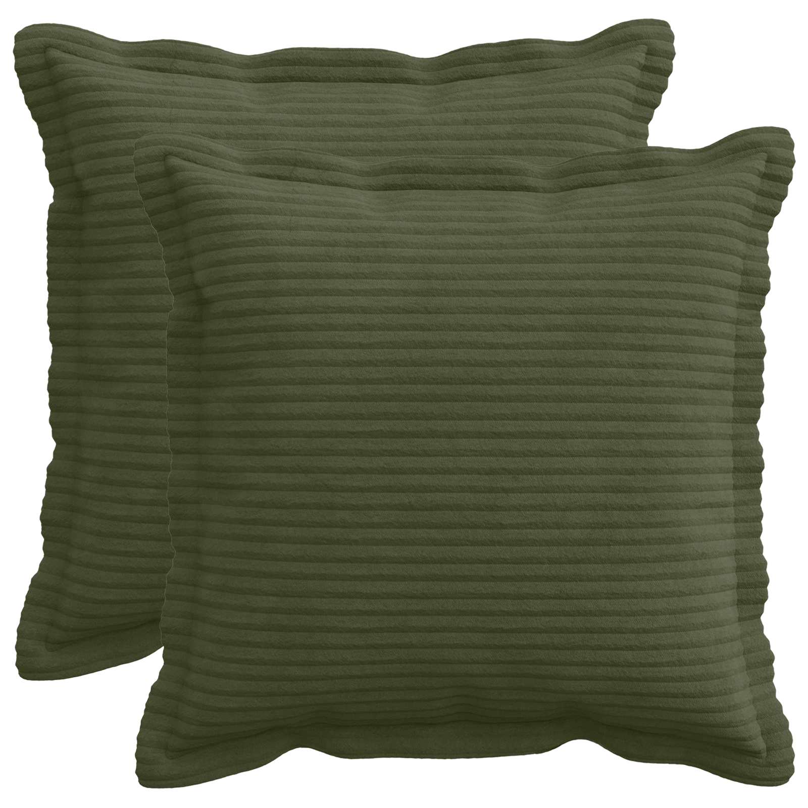 Presvlaka za jastuk 2 kom. HOUTEN Zelena 40 x 40 cm Kord