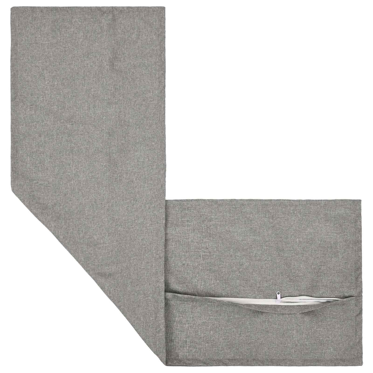 Presvlaka za jastuk 2 pcs HOUTEN Oblačnosiva 40 x 145 cm