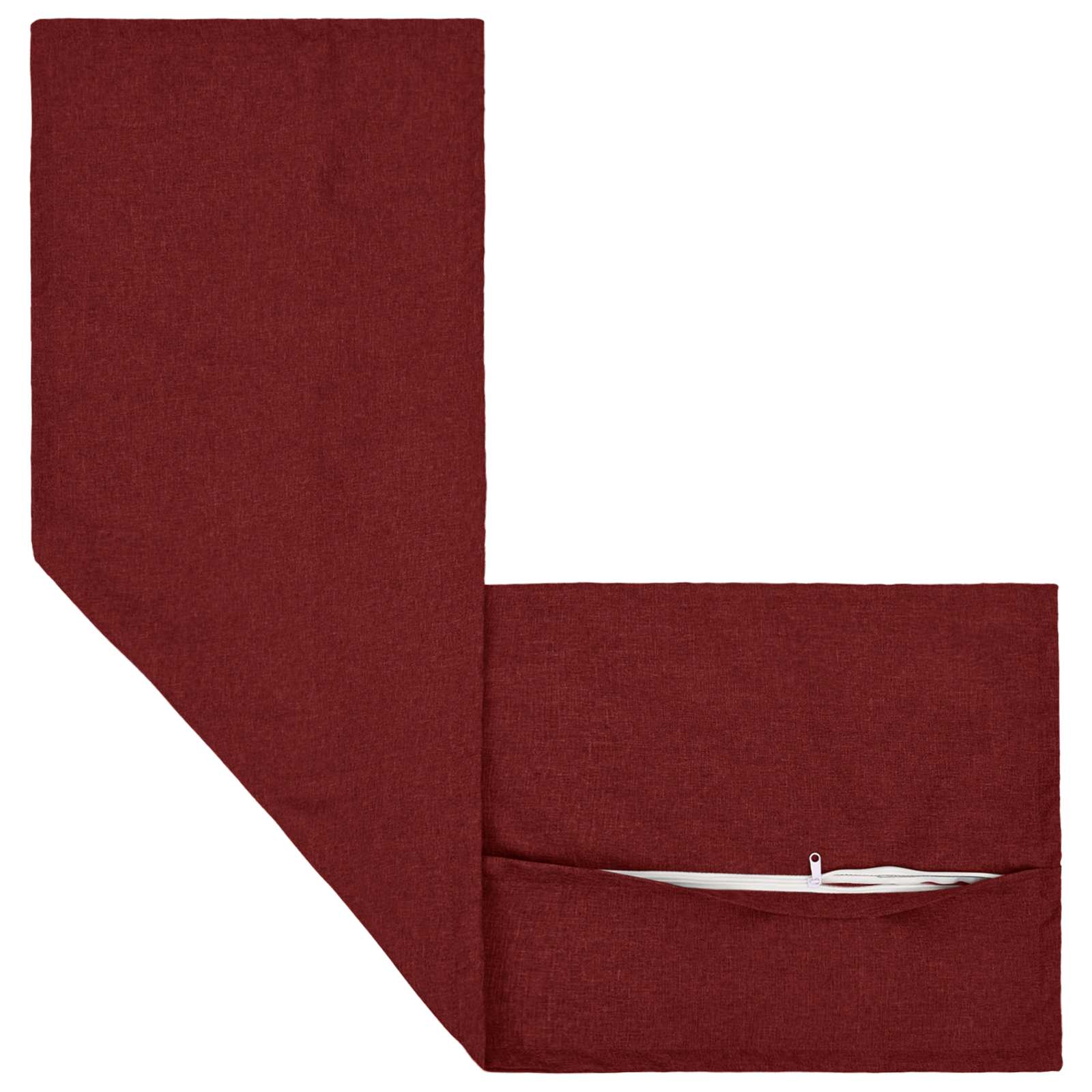 Presvlaka za jastuk 2 pcs HOUTEN Vinska crvena 40 x 145 cm
