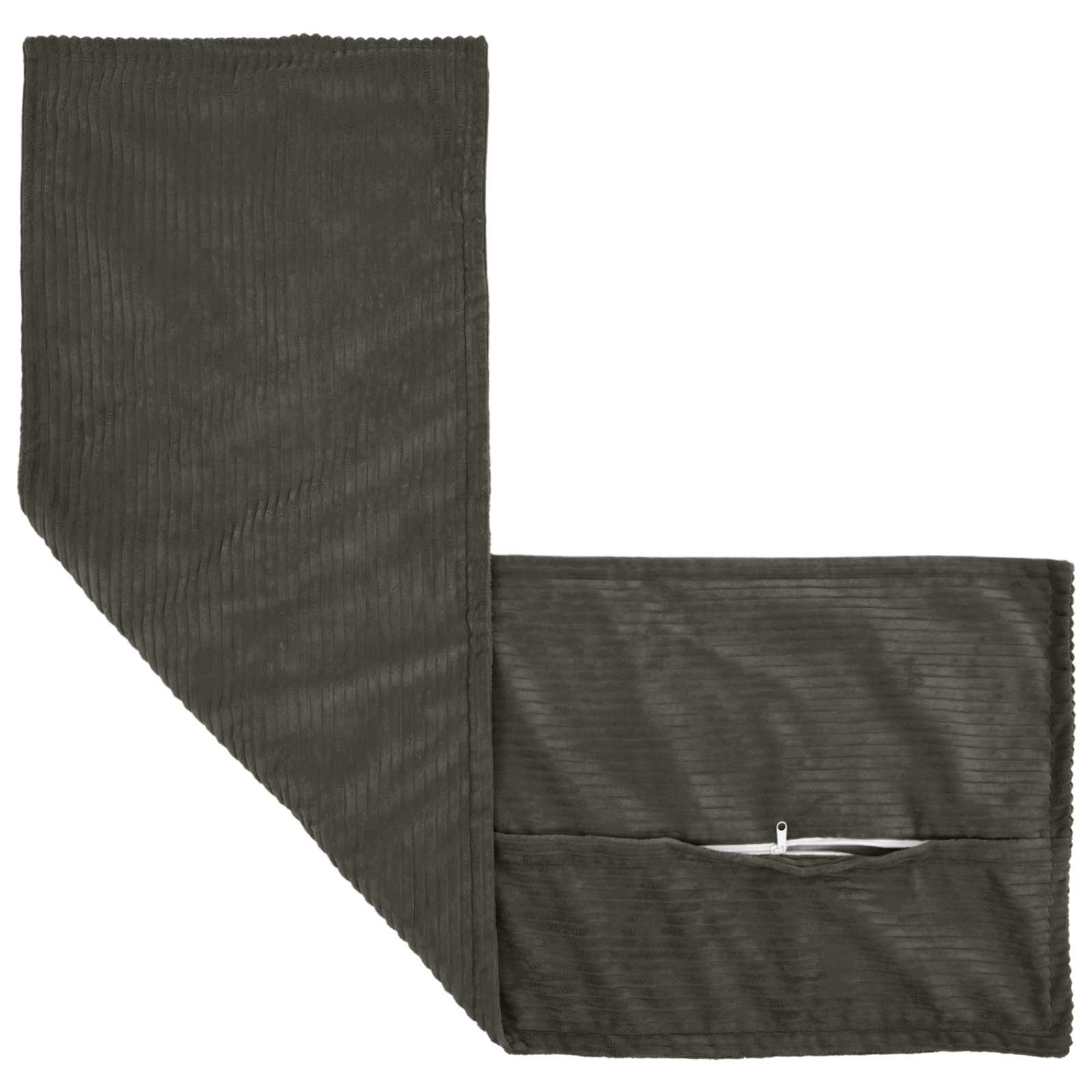 Presvlaka za jastuk 2 kom. HOUTEN Antracit 40 x 145 cm Kord