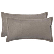 Presvlaka za jastuk 2 pcs HOUTEN Svjetlosiva 40 x 70 cm Bouclé