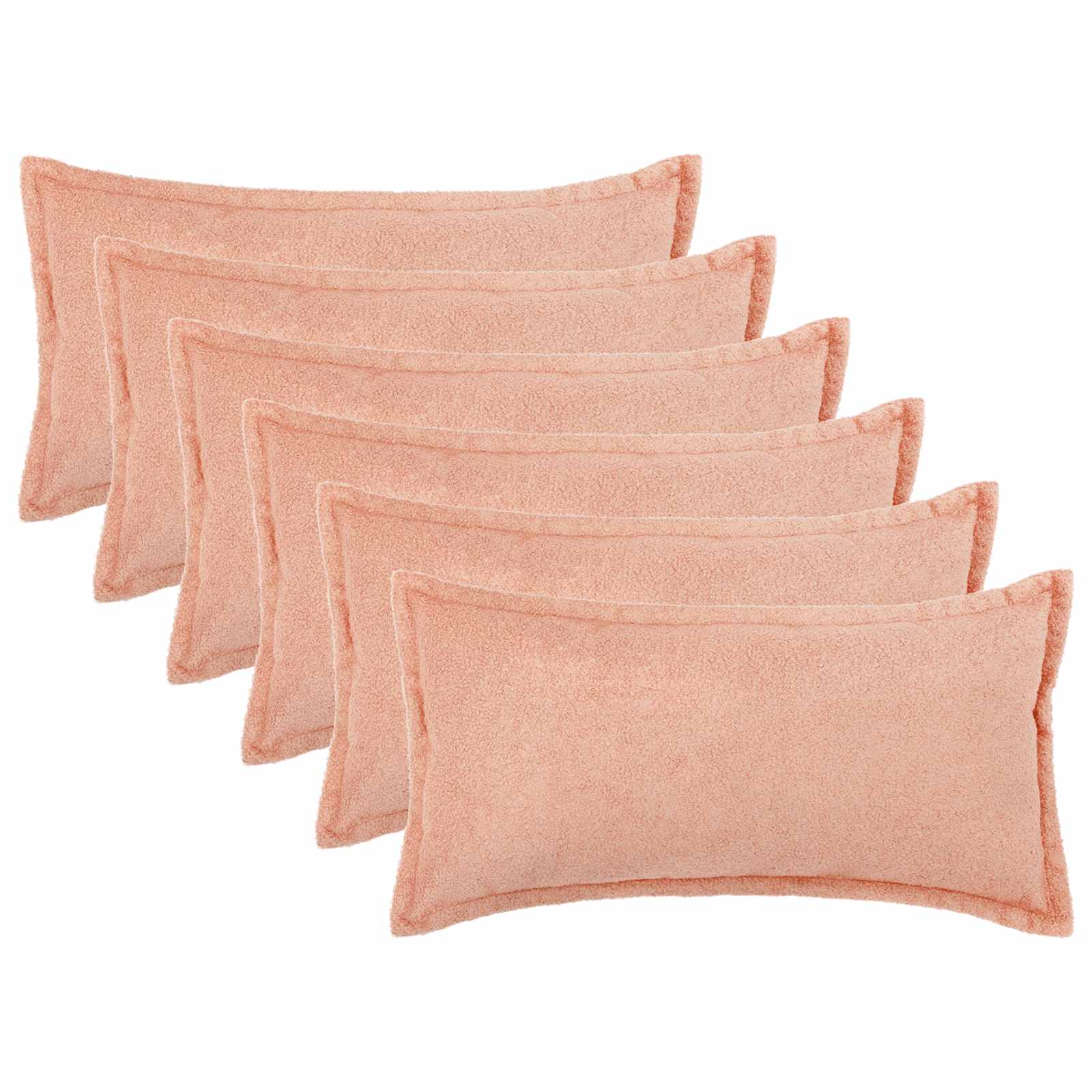 Presvlaka za jastuk 6 pcs HOUTEN Ružičasta 40 x 70 cm Bouclé