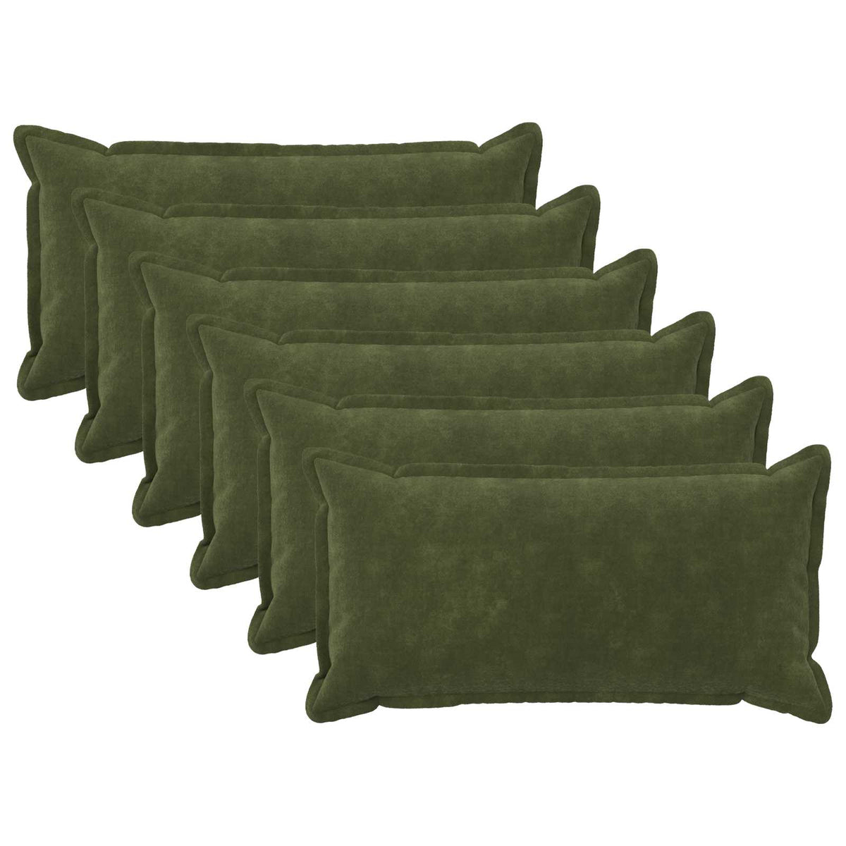 Presvlaka za jastuk 6 pcs HOUTEN Zelena 40 x 70 cm
