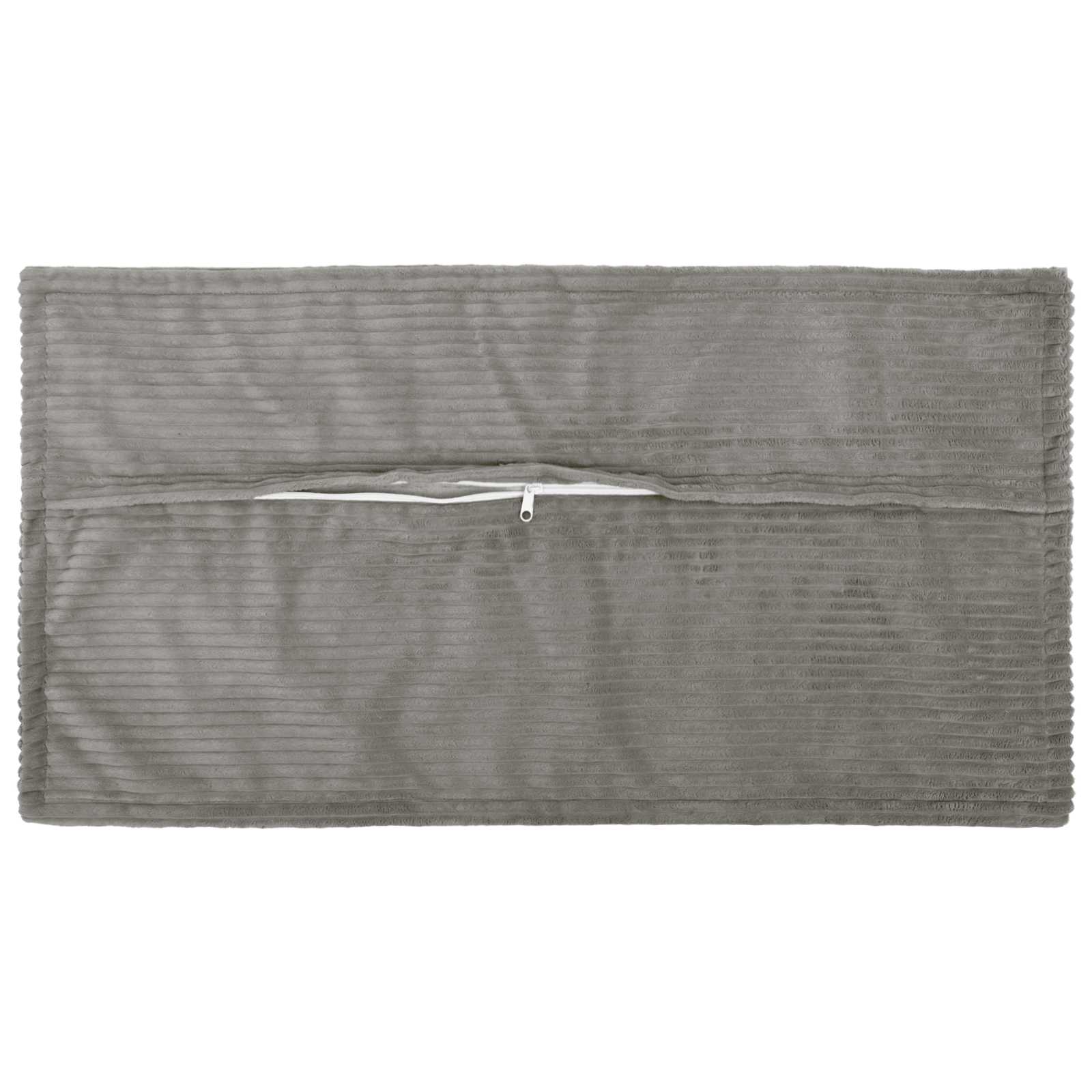 Presvlaka za jastuk 2 kom. HOUTEN Svjetlosiva 40 x 80 cm Kord