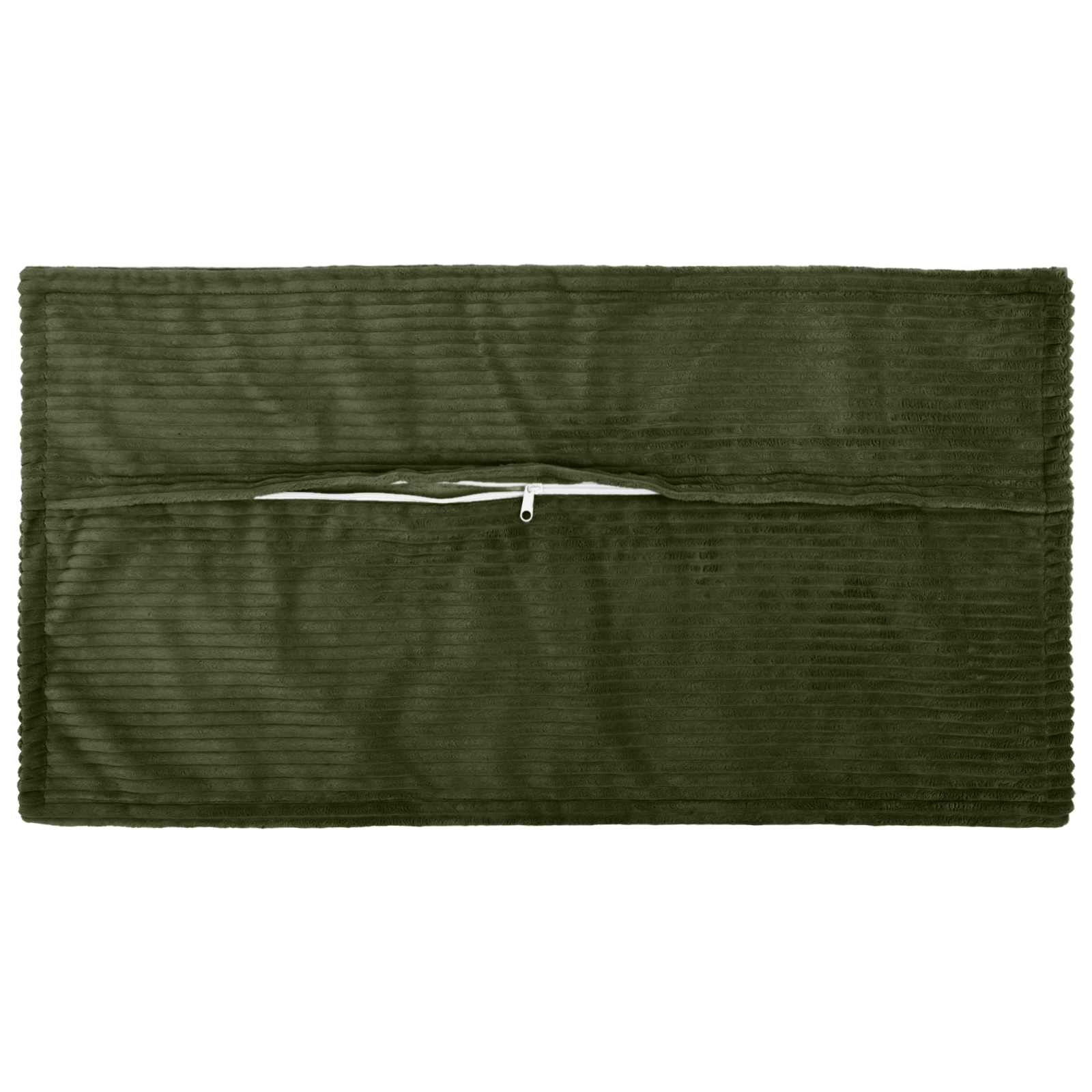 Presvlaka za jastuk 12 kom. HOUTEN Zelena 40 x 80 cm Kord