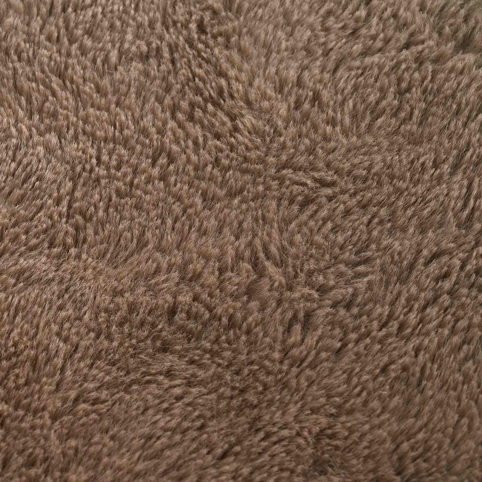 Presvlaka za jastuk 6 kom. HOUTEN Svijetlosmeđa 40 x 80 cm