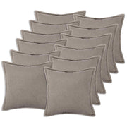Presvlaka za jastuk 12 pcs HOUTEN Svjetlosiva 45 x 45 cm Bouclé