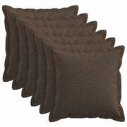 Presvlaka za jastuk 6 pcs HOUTEN Sivosmeđa 50 x 50 cm