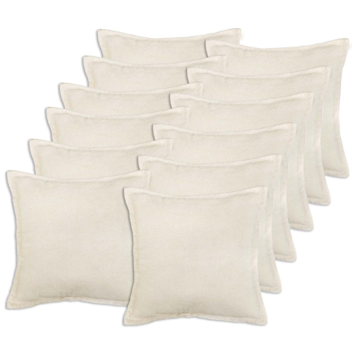 Presvlaka za jastuk 12 pcs HOUTEN Krem 50 x 50 cm Bouclé