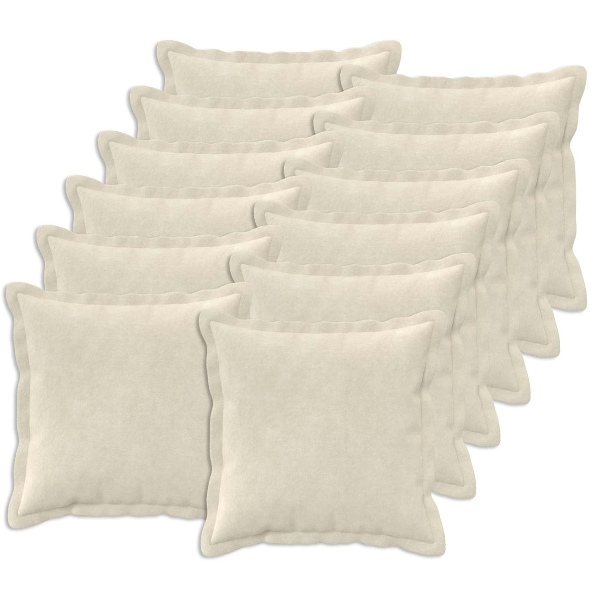 Presvlaka za jastuk 12 pcs HOUTEN Krem 50 x 50 cm