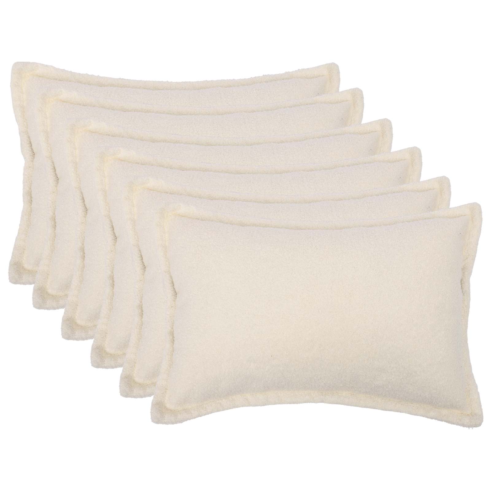 Presvlaka za jastuk 6 pcs HOUTEN Krem 50 x 70 cm Bouclé