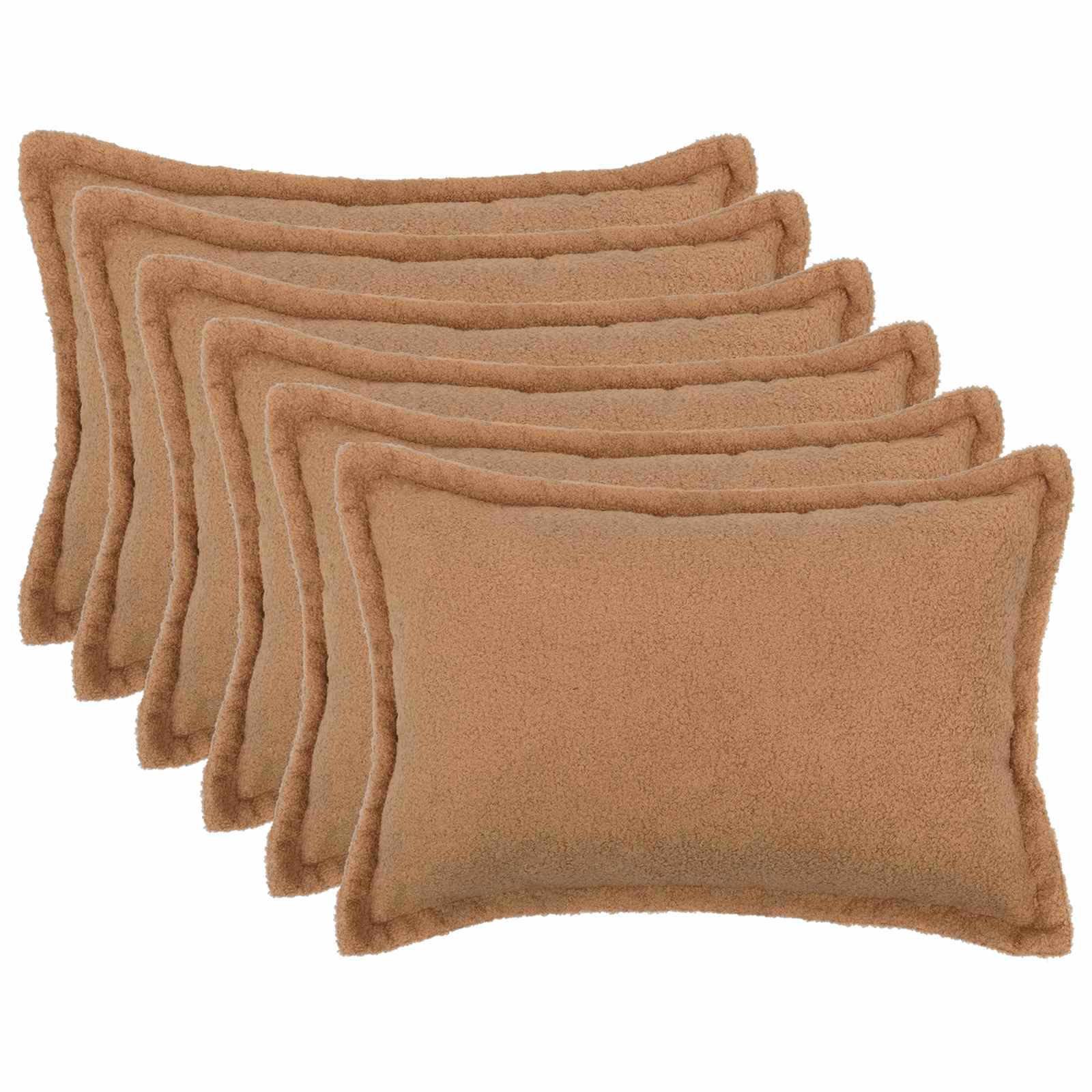Presvlaka za jastuk 6 pcs HOUTEN Bež 50 x 70 cm Bouclé