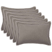 Presvlaka za jastuk 6 pcs HOUTEN Svjetlosiva 50 x 75 cm Bouclé