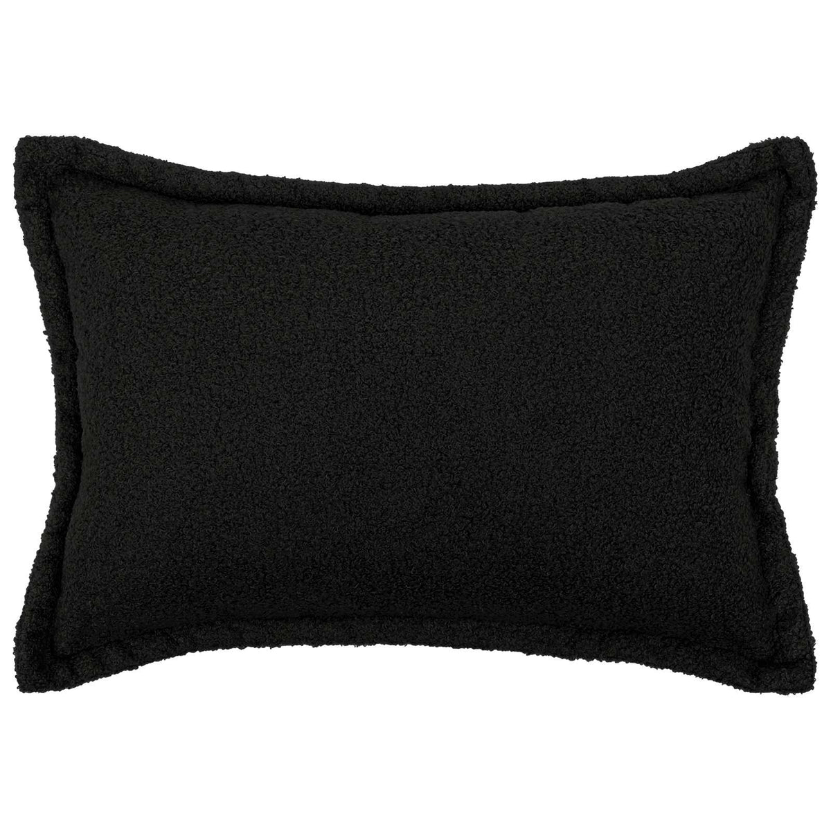 Presvlaka za jastuk 6 pcs HOUTEN Crna 50 x 75 cm Bouclé