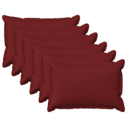 Presvlaka za jastuk 6 pcs HOUTEN Vinska crvena 50 x 80 cm