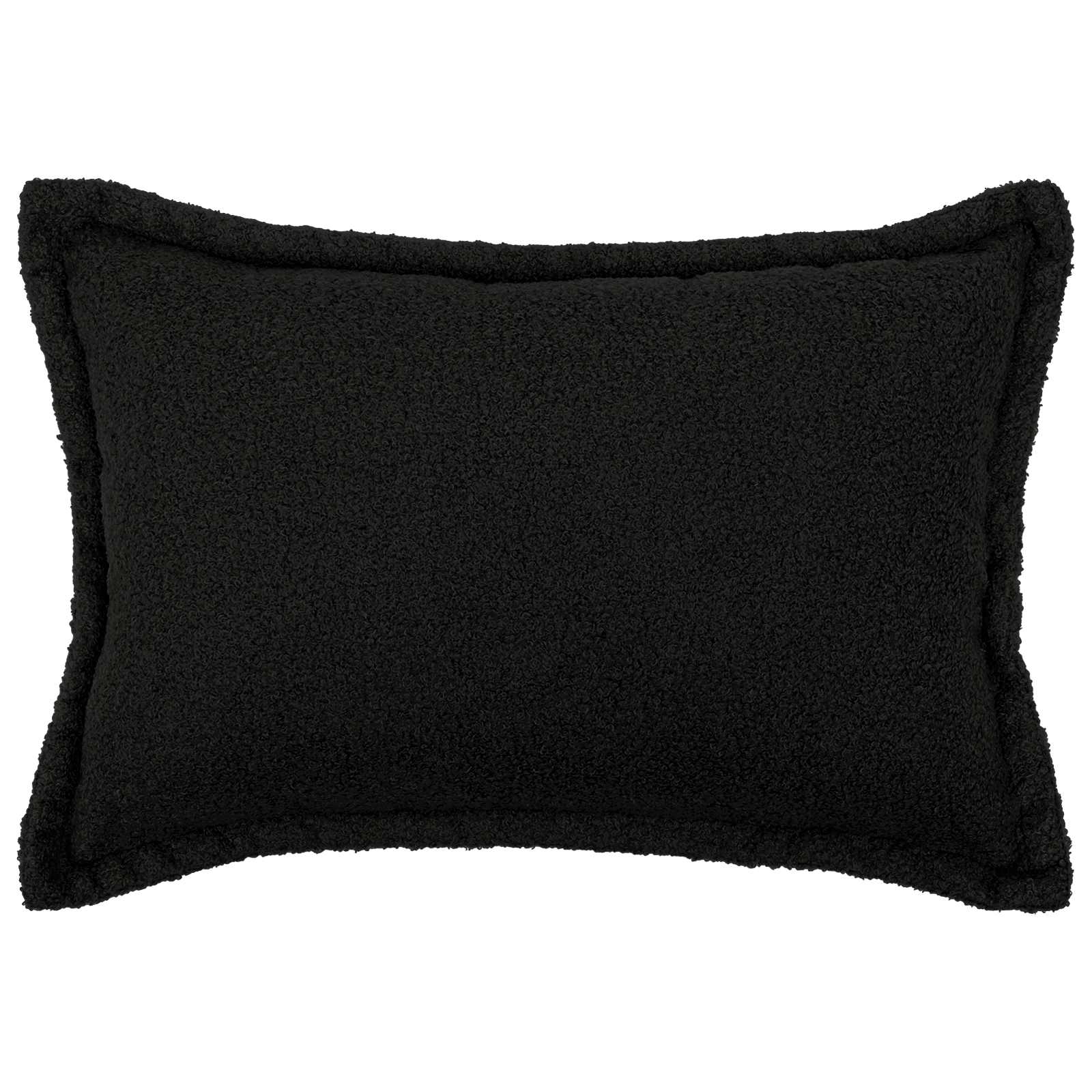 Presvlaka za jastuk 2 pcs HOUTEN Crna 50 x 80 cm Bouclé