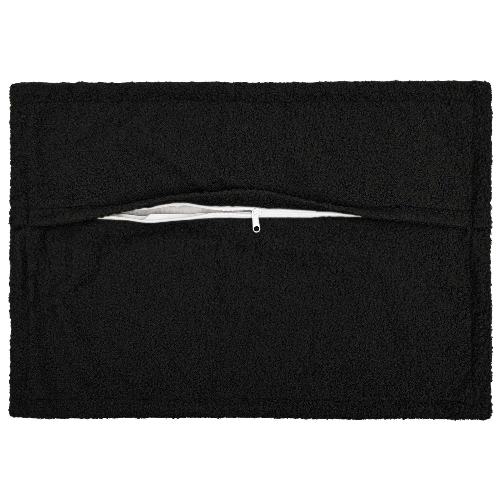 Presvlaka za jastuk 6 pcs HOUTEN Crna 50 x 80 cm Bouclé
