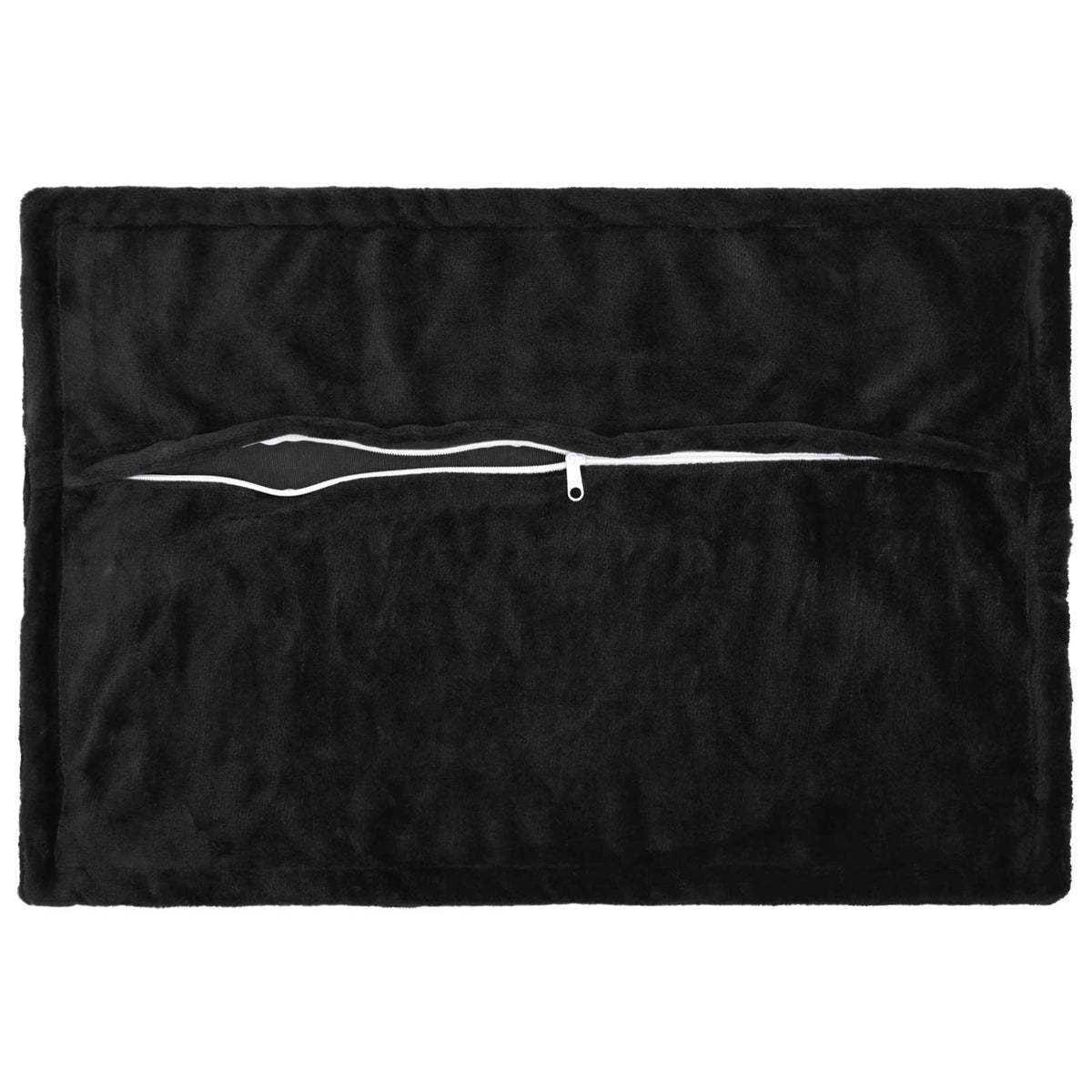 Presvlaka za jastuk 6 pcs HOUTEN Crna 50 x 80 cm Flanel