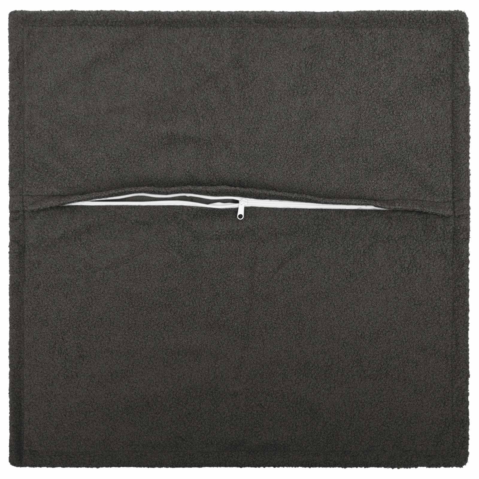 Presvlaka za jastuk 6 pcs HOUTEN Tamnosiva 55 x 55 cm Bouclé