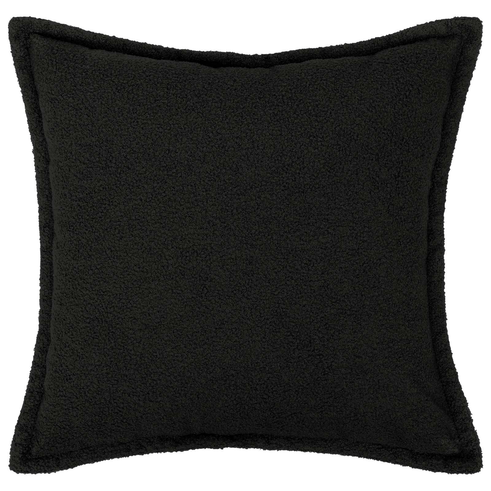 Presvlaka za jastuk 2 pcs HOUTEN Crna 55 x 55 cm Bouclé